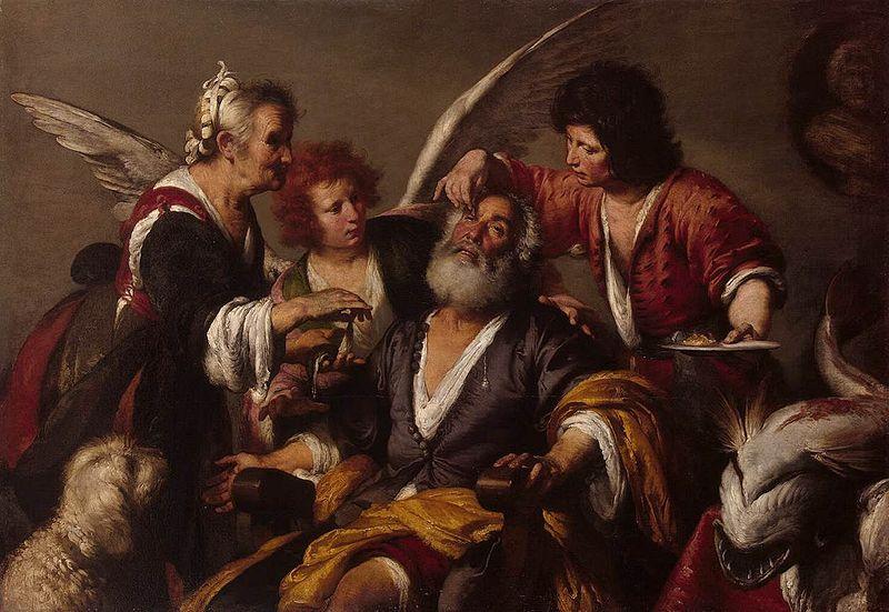 Bernardo Strozzi The Healing of Tobit China oil painting art